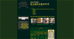 Desktop Screenshot of kamnarstvi-pudil.cz