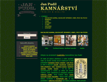 Tablet Screenshot of kamnarstvi-pudil.cz